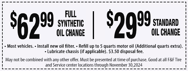 Oil Change Special